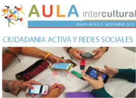 Boletín de Aula Intercultural noviembre 2018 Ciudadanía activa y redes sociales