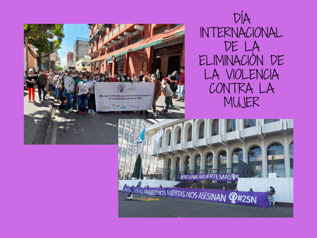 Guatemala ruge en el Día Internacional de la Eliminación de la Violencia contra la Mujer