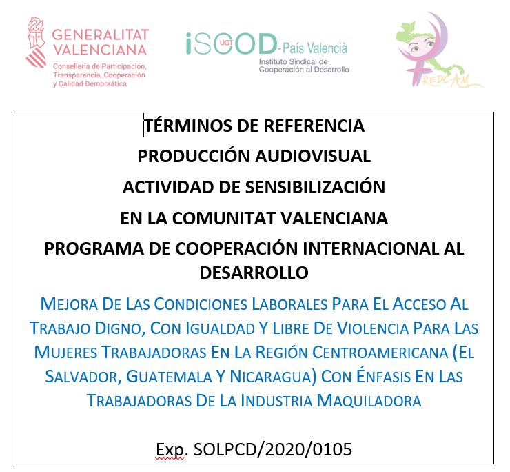 Términos de Referencia Producción Audiovisual en El Salvador y Guatemala