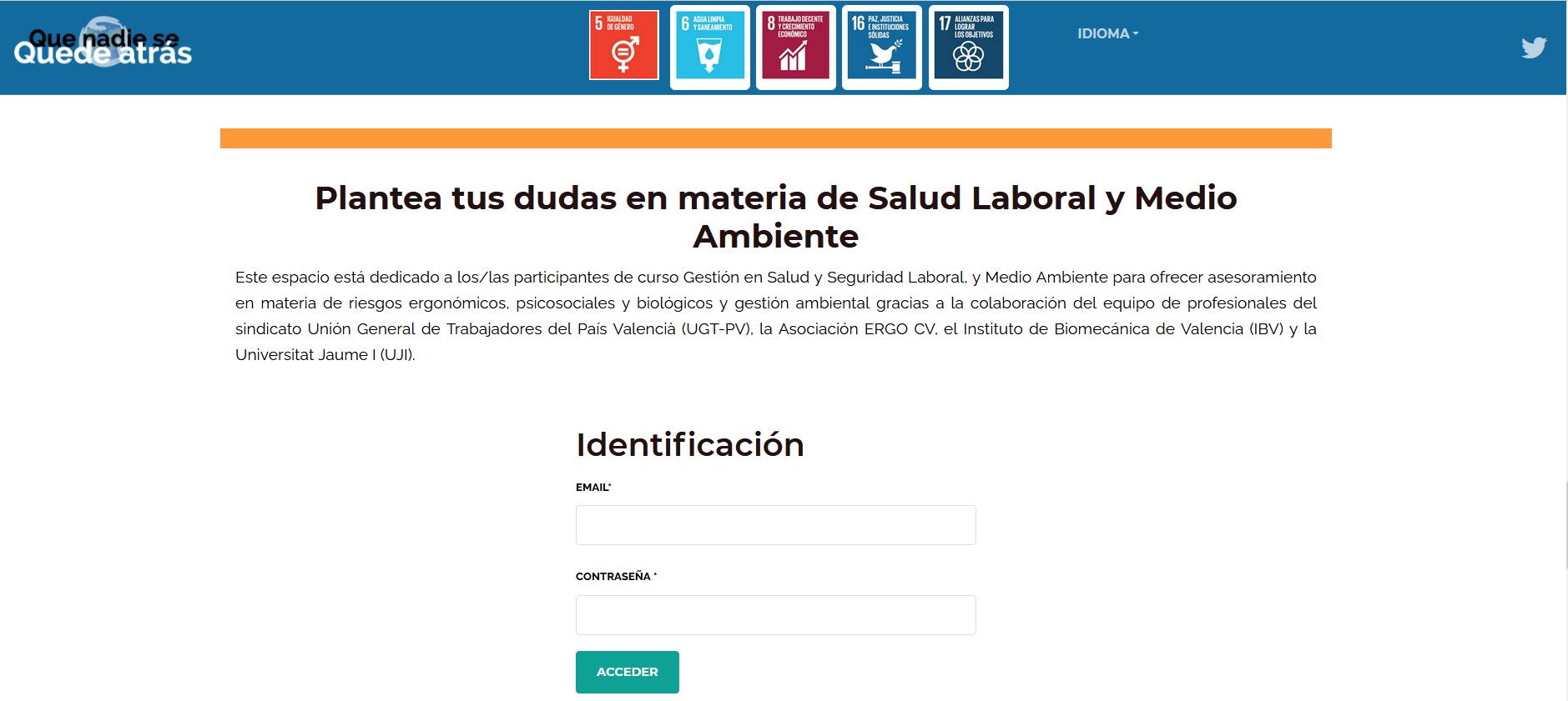 Abierto el Servicio de Asesoramiento en riesgos ergonómicos, psicosociales y biológicos y gestión ambiental